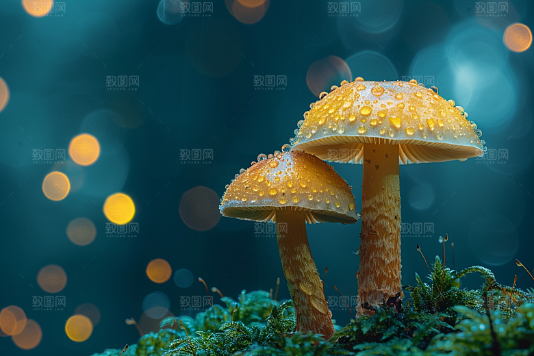 蘑菇菌子自然摄影图