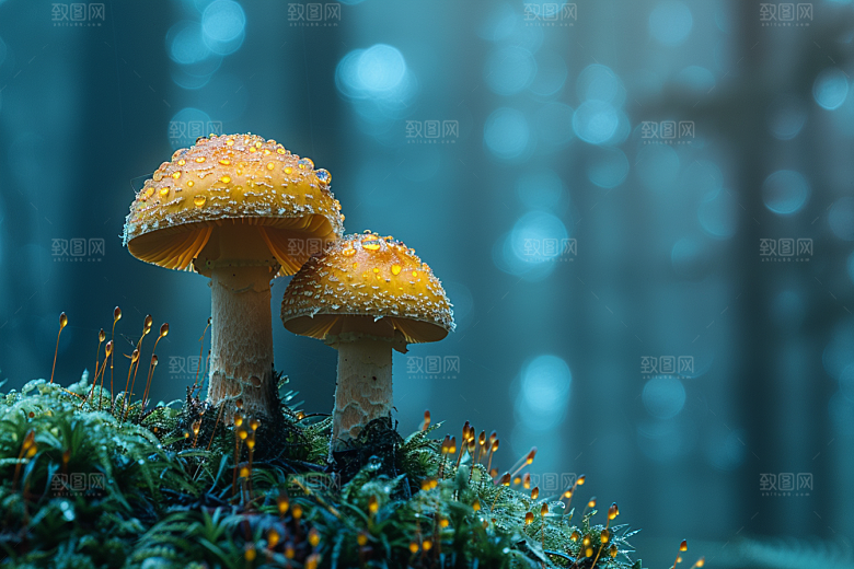 蘑菇美味清新摄影图