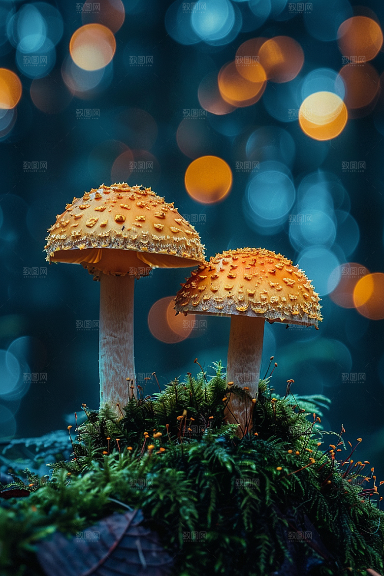 蘑菇美味清新摄影图