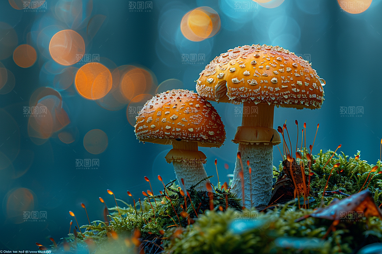 蘑菇高清山珍摄影图