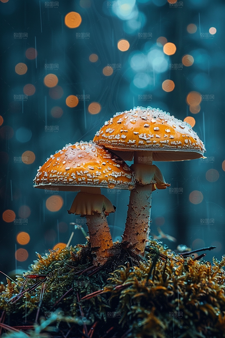 蘑菇山珍鲜美摄影图
