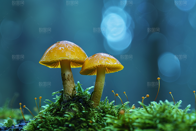 蘑菇鲜美高清摄影图