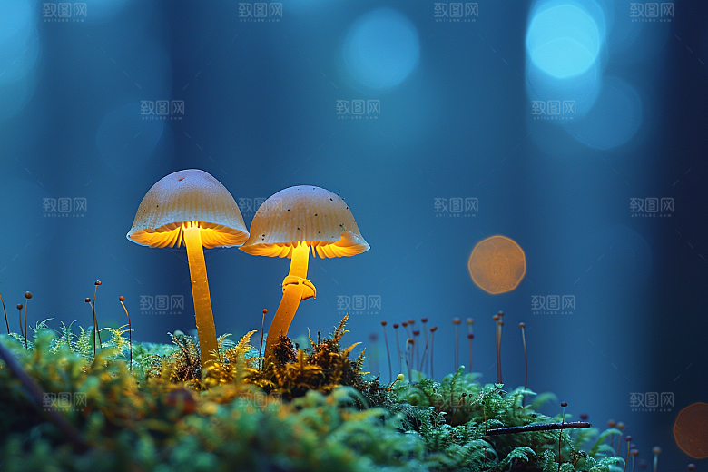 蘑菇美味山珍摄影图