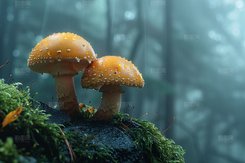 蘑菇云南山珍摄影图