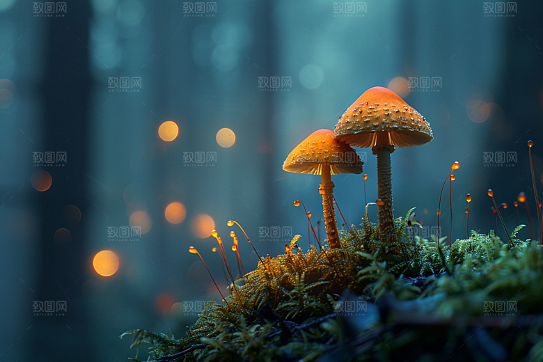 蘑菇美味自然摄影图