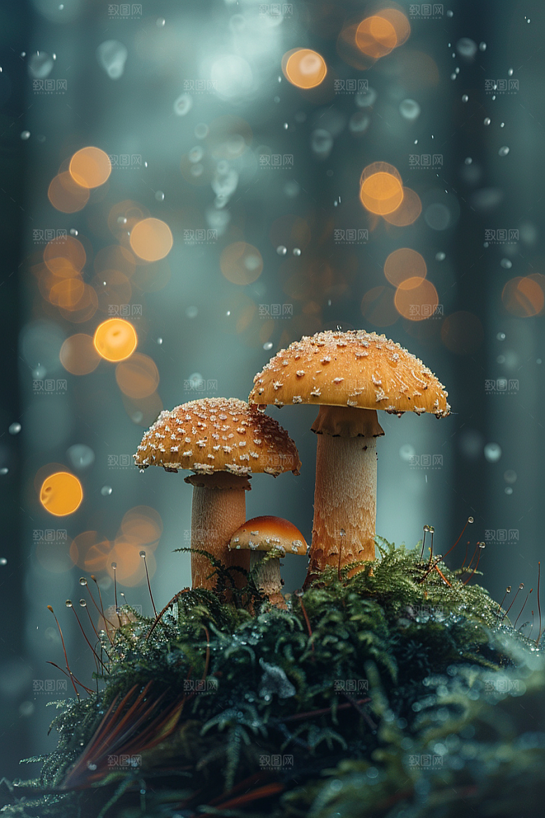 蘑菇鲜美山珍摄影图