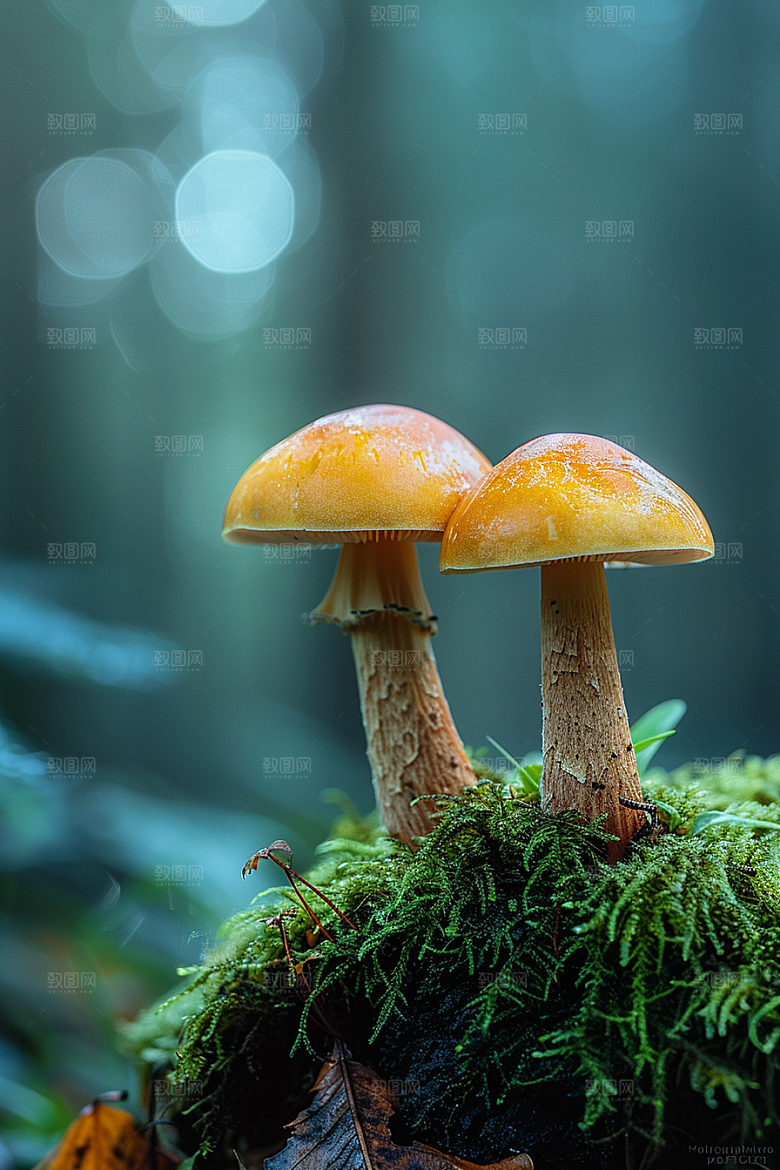 蘑菇鲜美清新摄影图