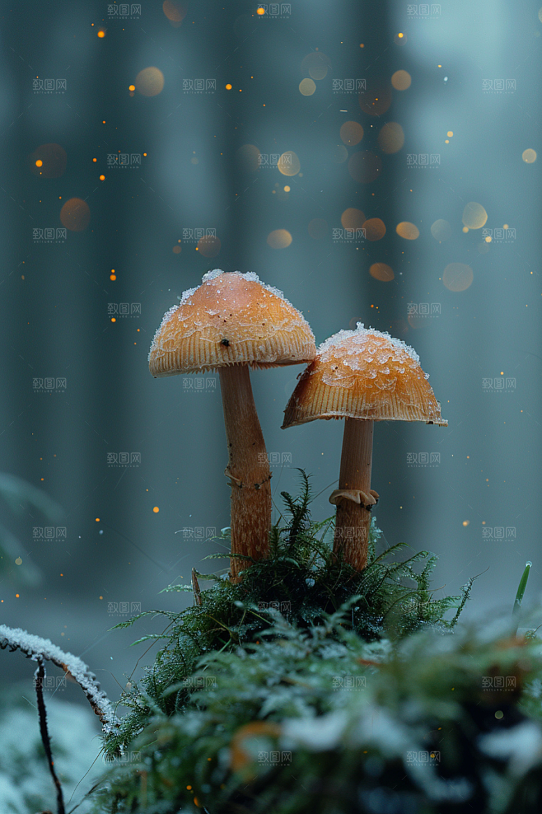 蘑菇新鲜自然摄影图