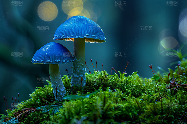 蘑菇云南清新摄影图