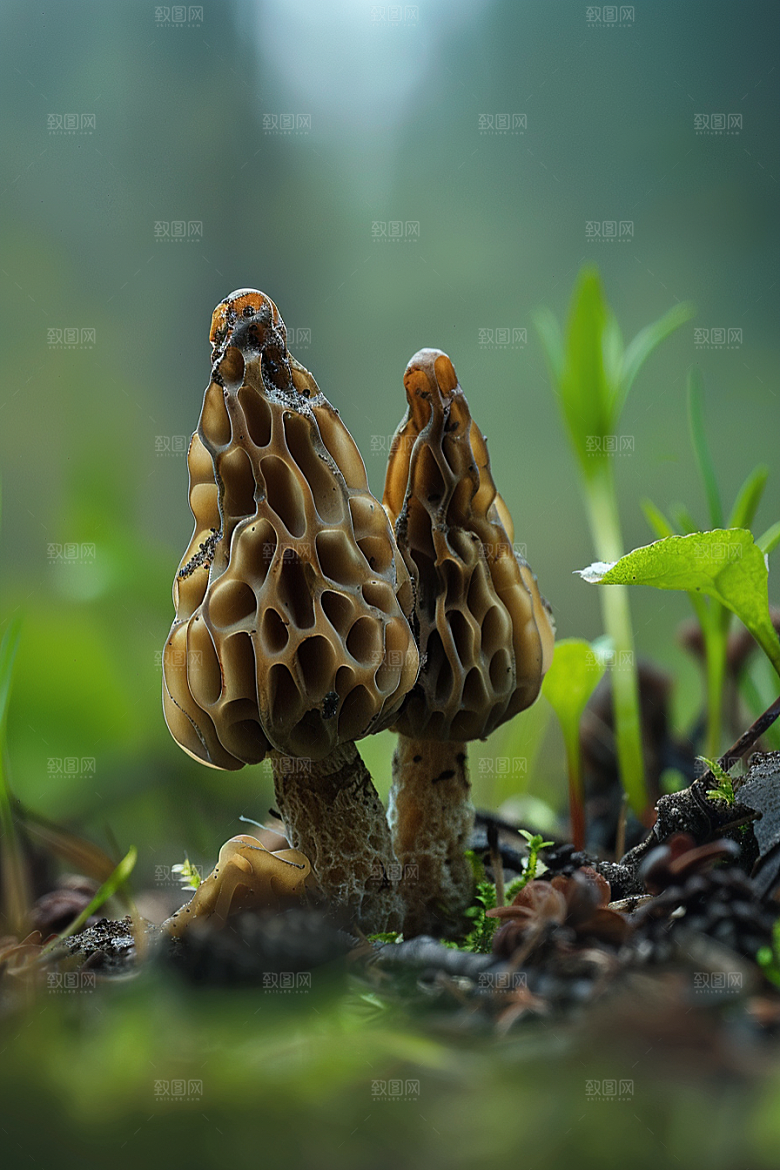蘑菇清新高清摄影图