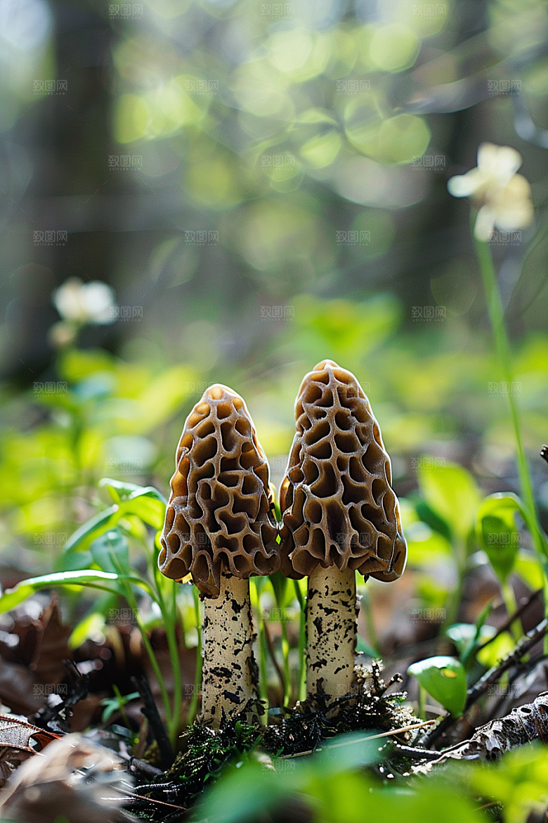 蘑菇山珍菌菇摄影图