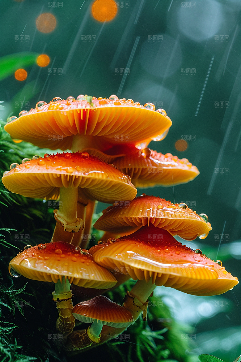 蘑菇清新云南摄影图