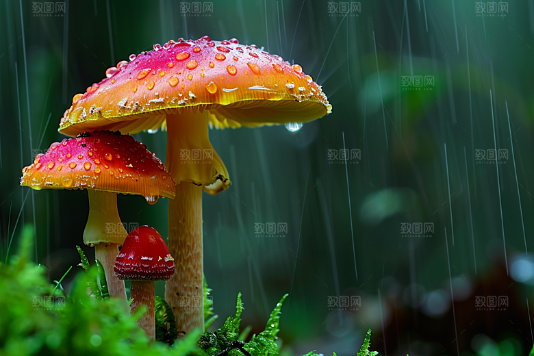蘑菇高清新鲜摄影图