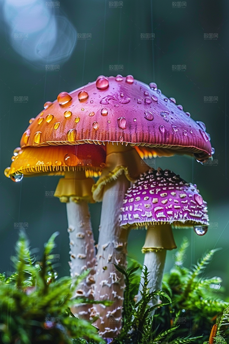 蘑菇食材云南摄影图