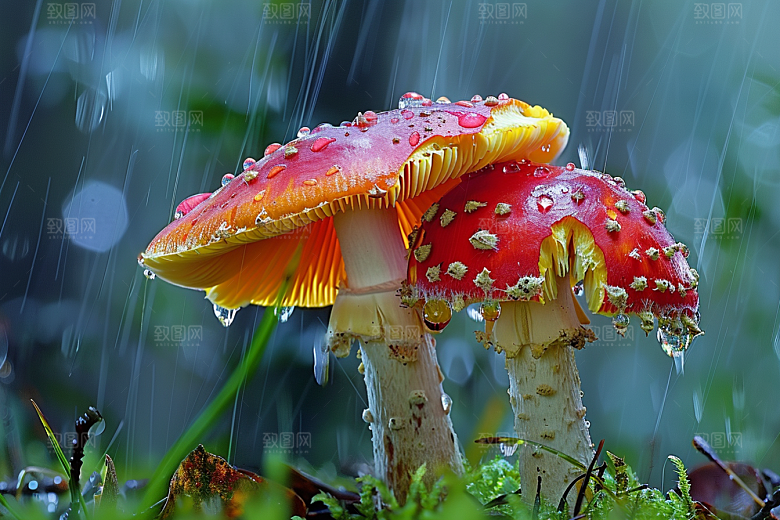 蘑菇菌菇鲜美摄影图