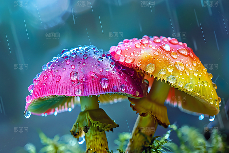 蘑菇新鲜美味摄影图