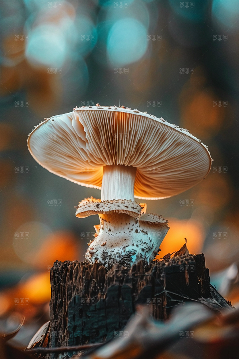 蘑菇山珍清新摄影图