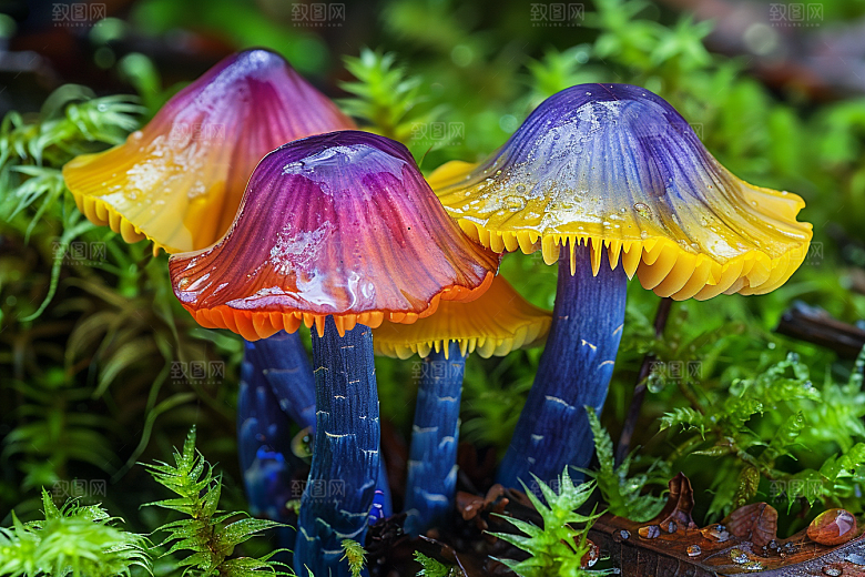 蘑菇山珍美味摄影图