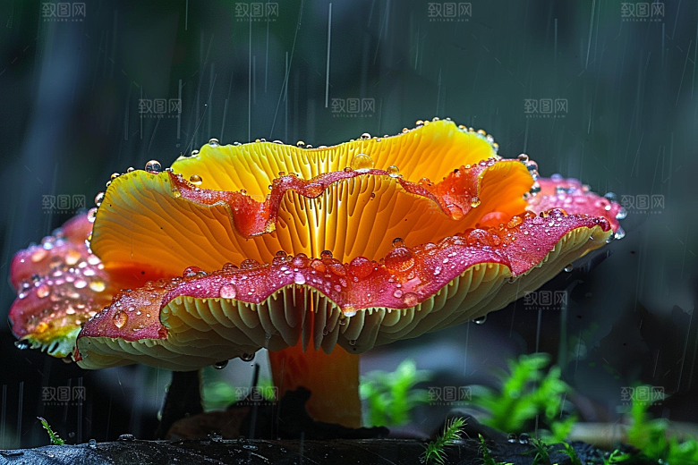 蘑菇云南新鲜摄影图