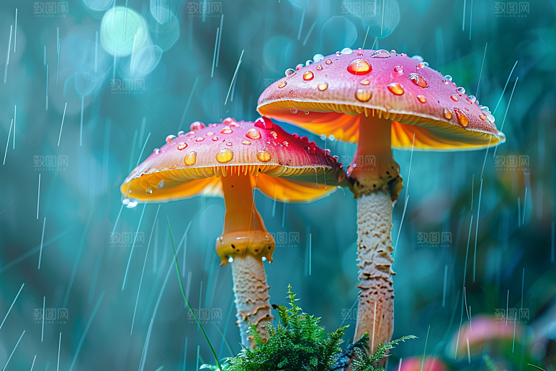 蘑菇山珍自然摄影图