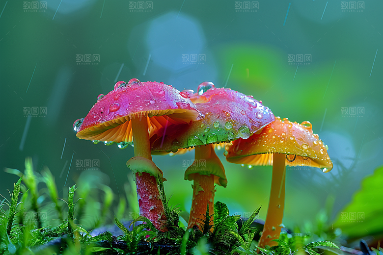 蘑菇美味菌子摄影图
