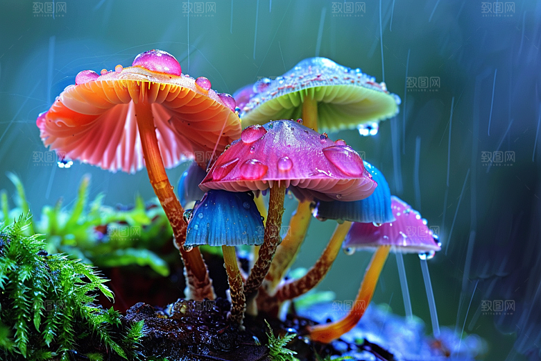 蘑菇食材鲜美摄影图