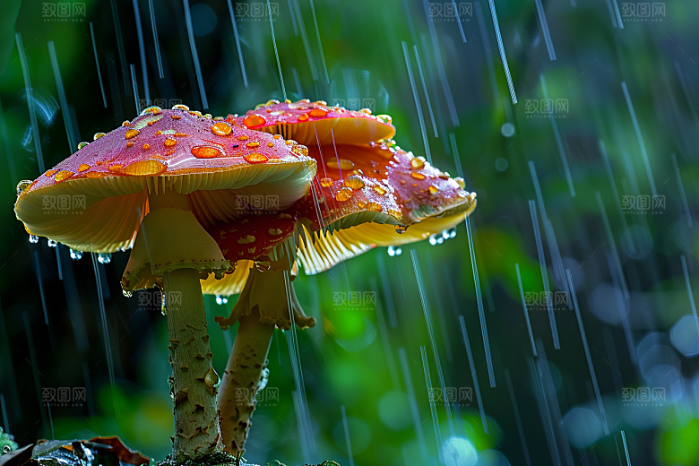 蘑菇菌菇新鲜摄影图