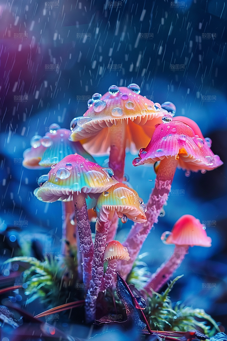 蘑菇自然新鲜摄影图