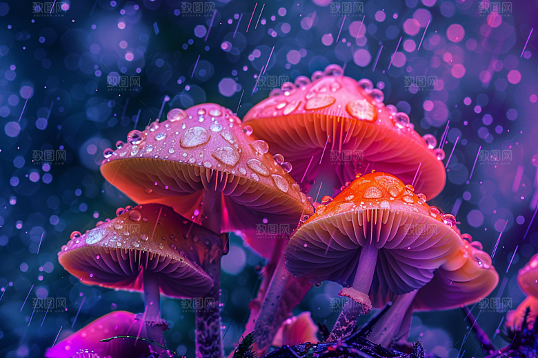 蘑菇新鲜菌菇摄影图