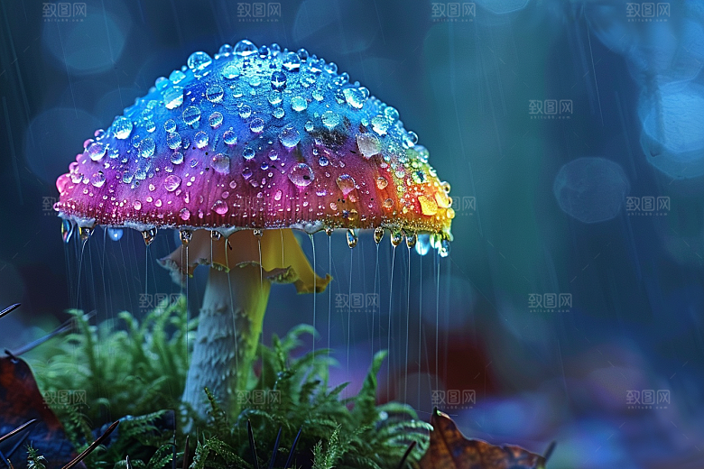 蘑菇菌菇高清摄影图