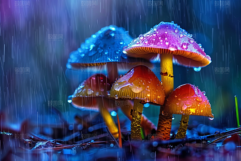 蘑菇菌菇美味摄影图