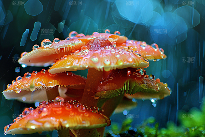 蘑菇自然菌子摄影图
