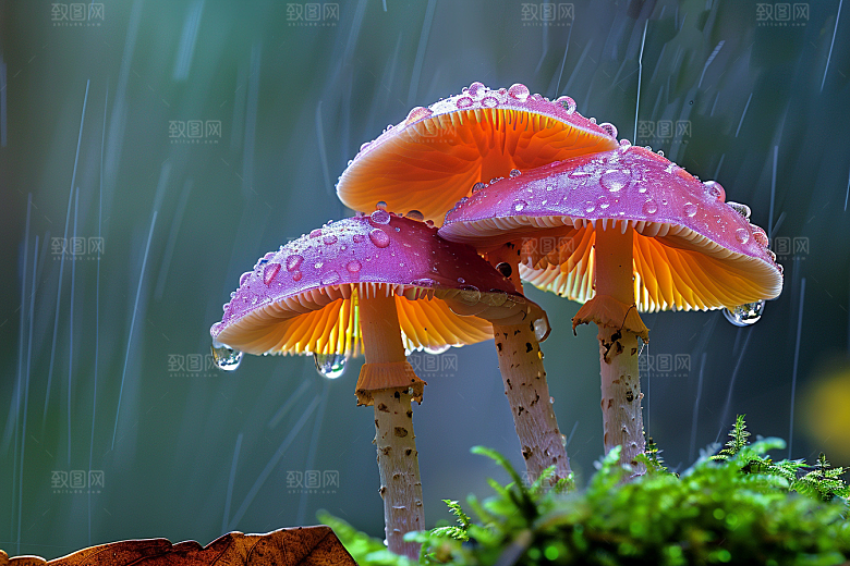 蘑菇菌子鲜美摄影图
