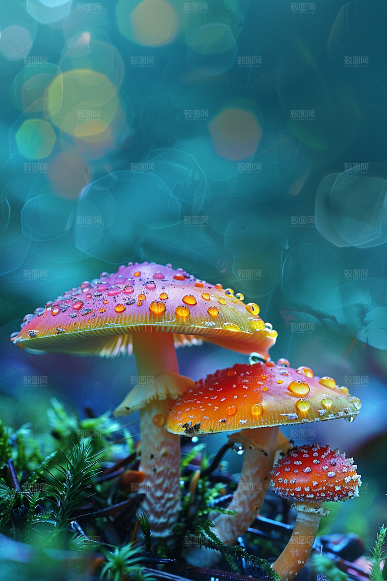 蘑菇美味山林摄影图