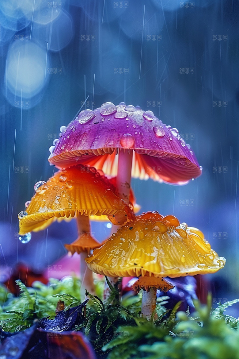 蘑菇菌子鲜美摄影图