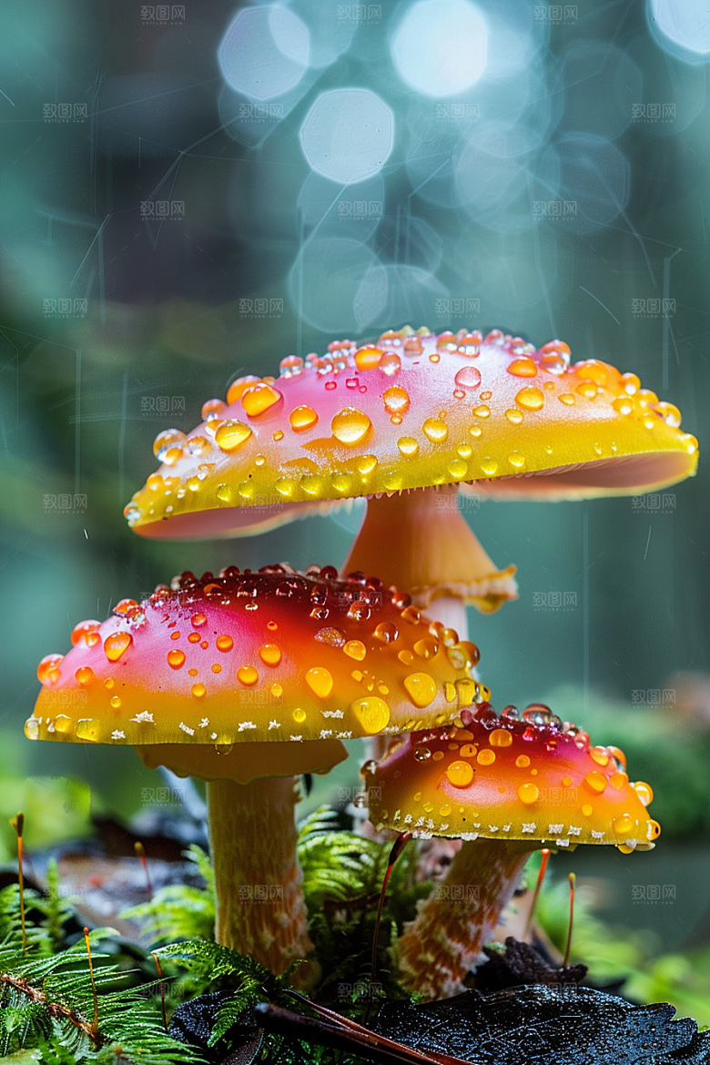 蘑菇清新云南摄影图