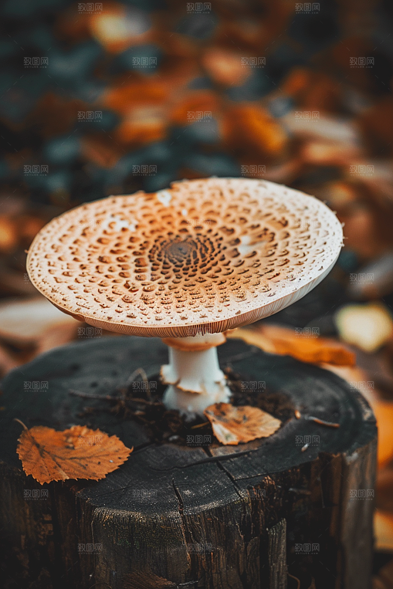 蘑菇雨后山珍摄影图