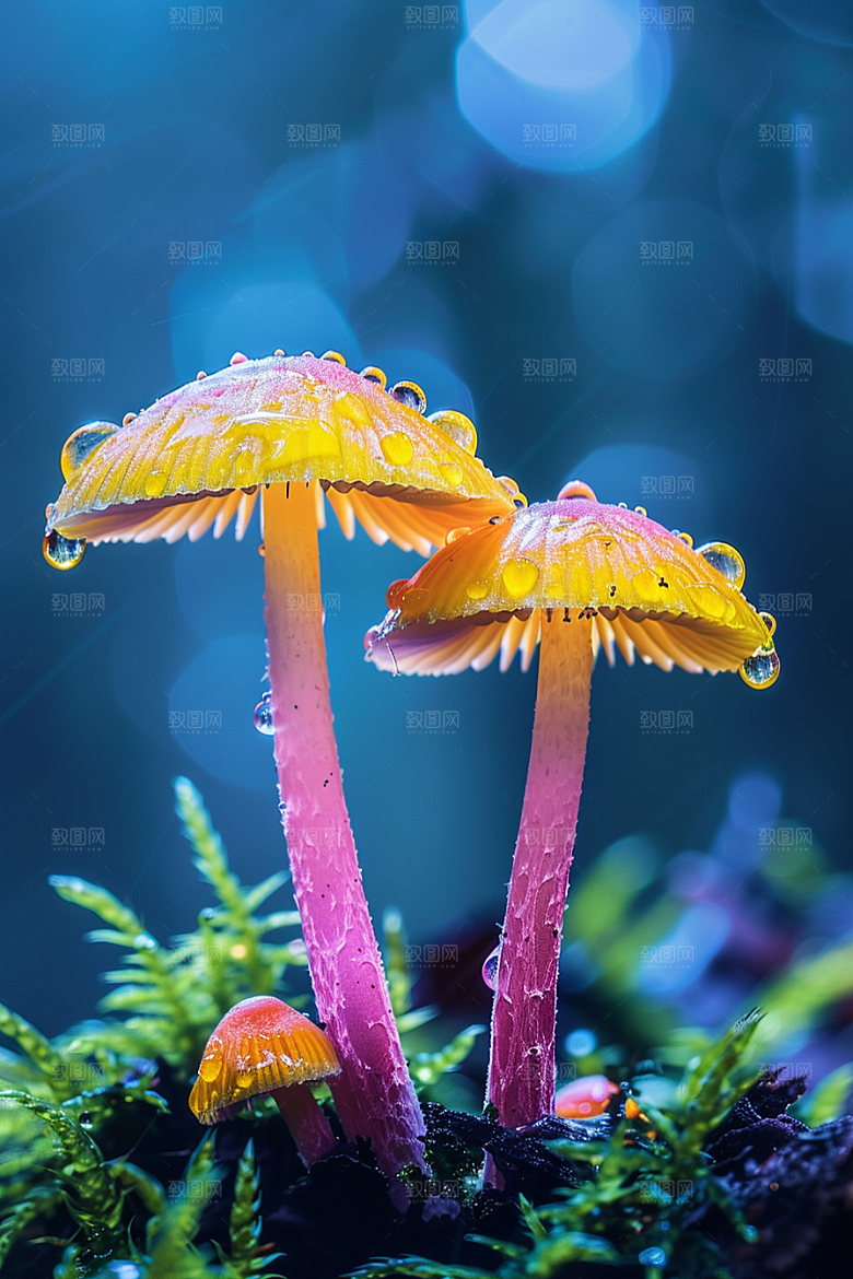 蘑菇山珍云南摄影图