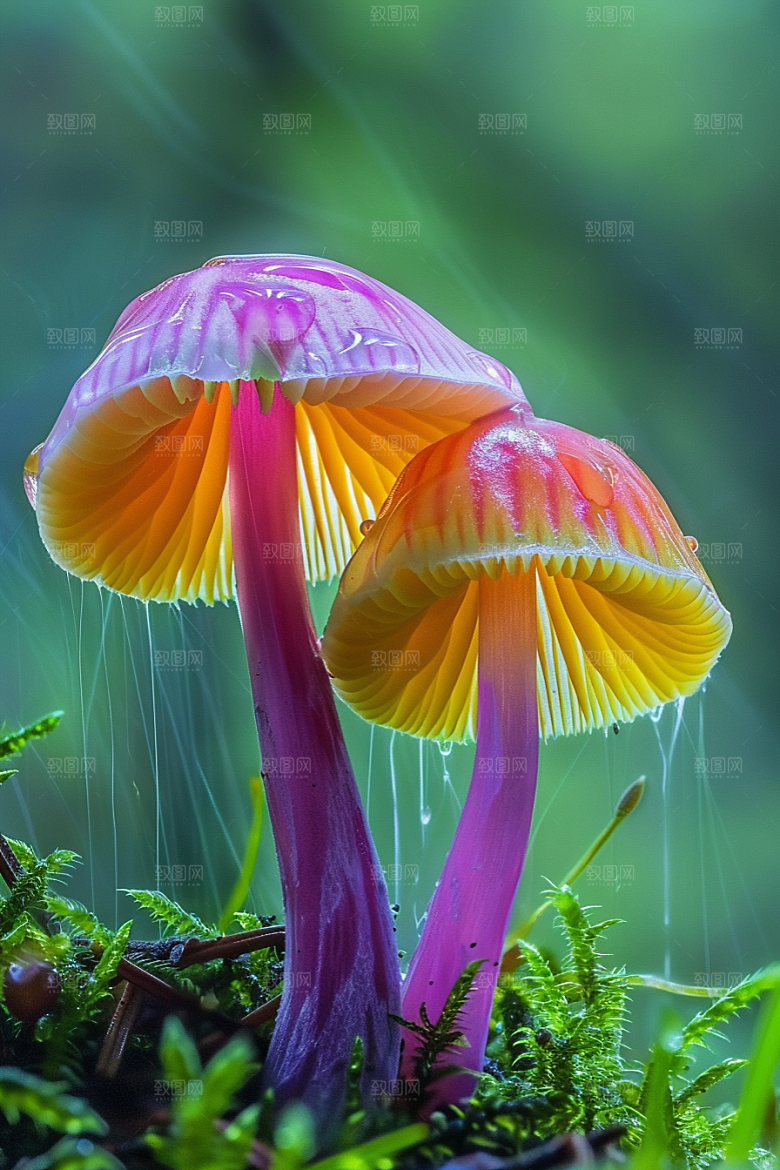 蘑菇山珍自然摄影图