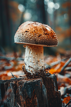 蘑菇鲜美山珍摄影图