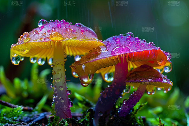 蘑菇山林树林摄影图