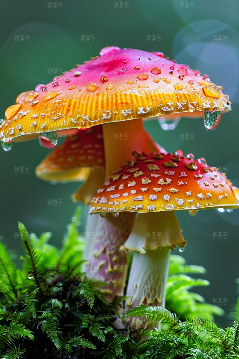 蘑菇山珍美味摄影图