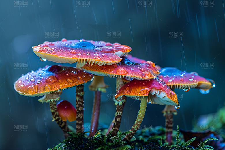 蘑菇菌子高清摄影图