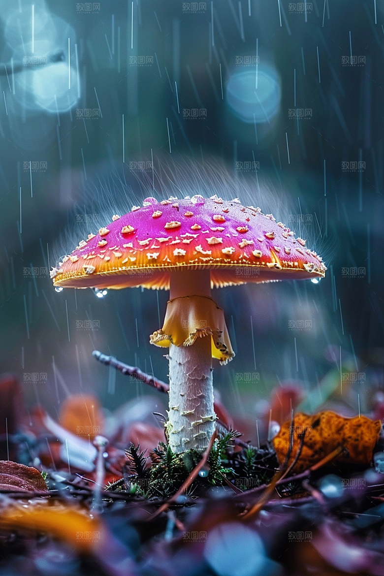 蘑菇菌菇新鲜摄影图