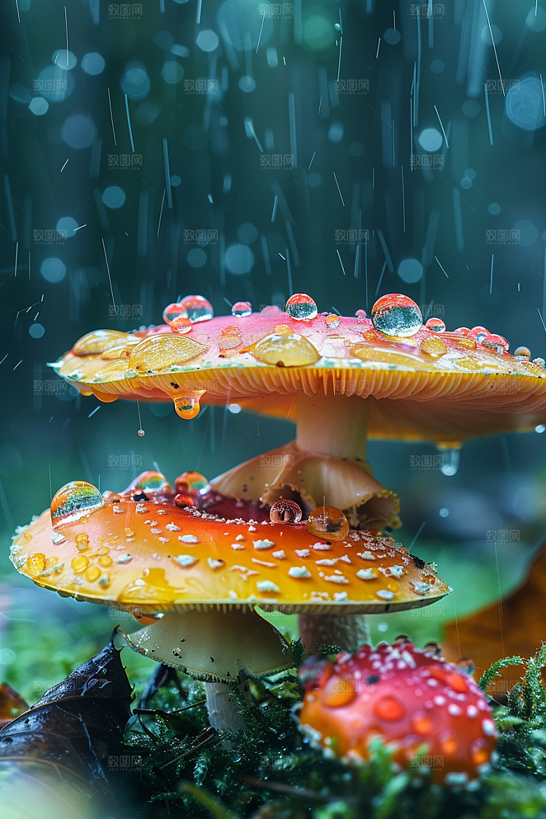 蘑菇清新高清摄影图