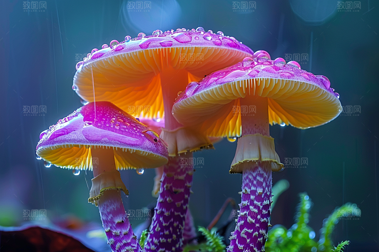 蘑菇菌菇食材摄影图