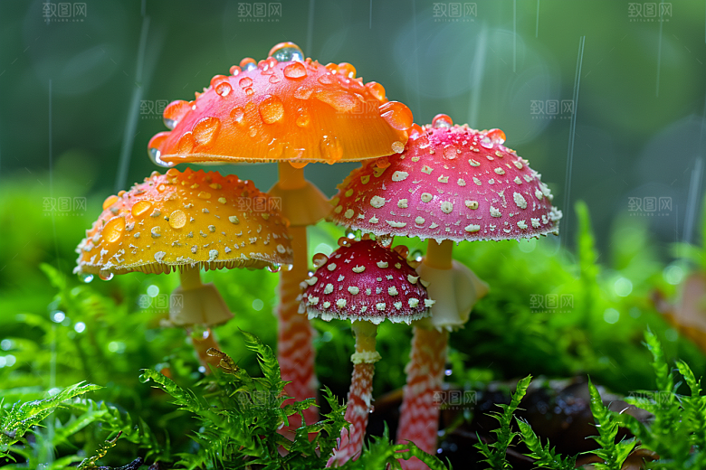 蘑菇鲜美菌菇摄影图