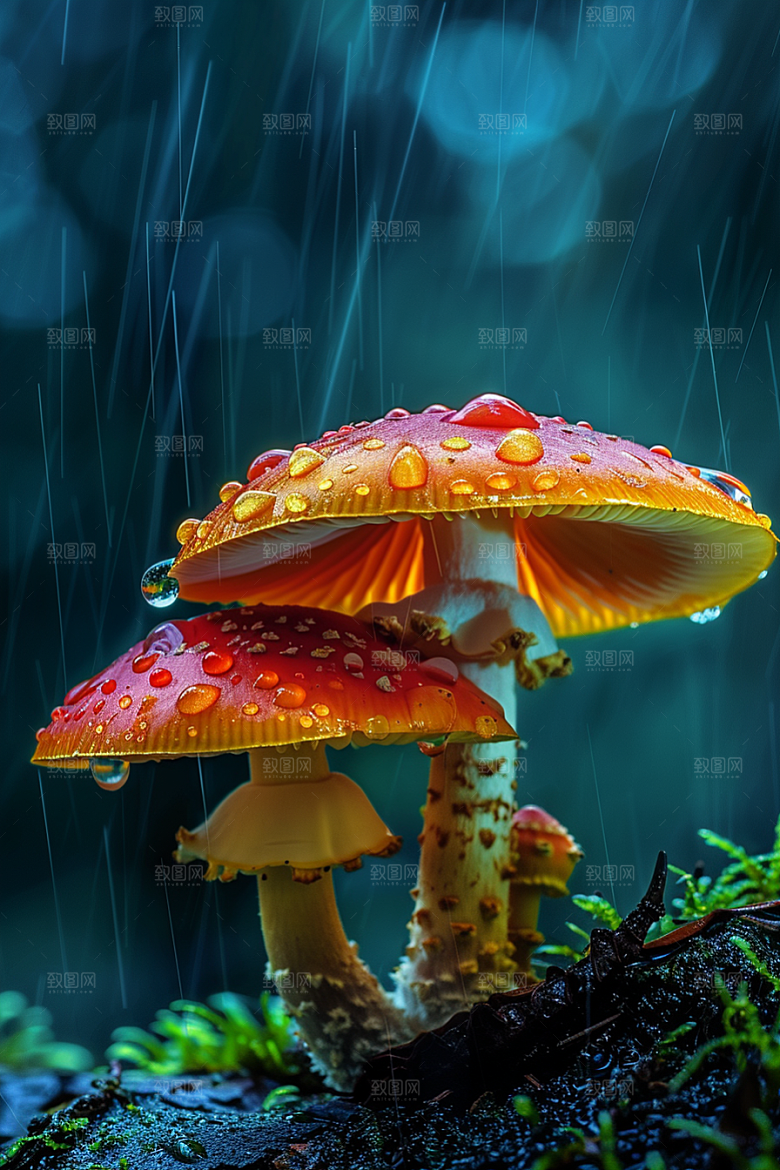 蘑菇高清山珍摄影图