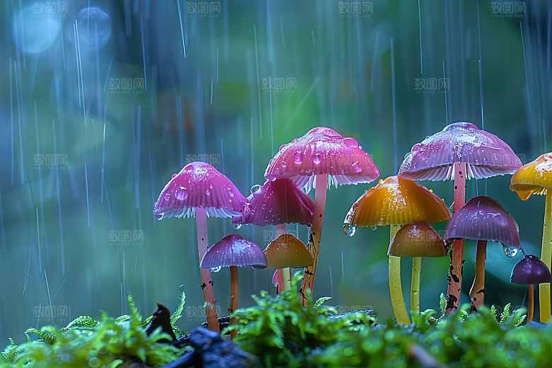 蘑菇新鲜山珍摄影图