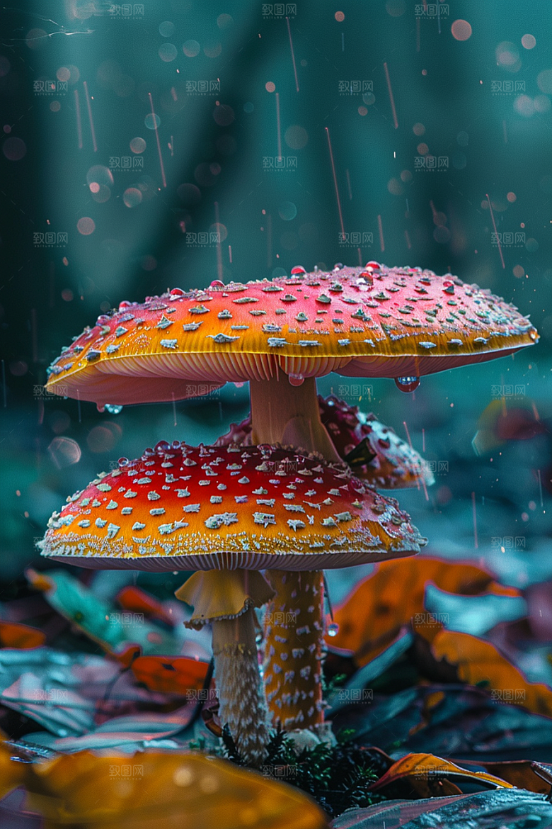 蘑菇高清云南摄影图